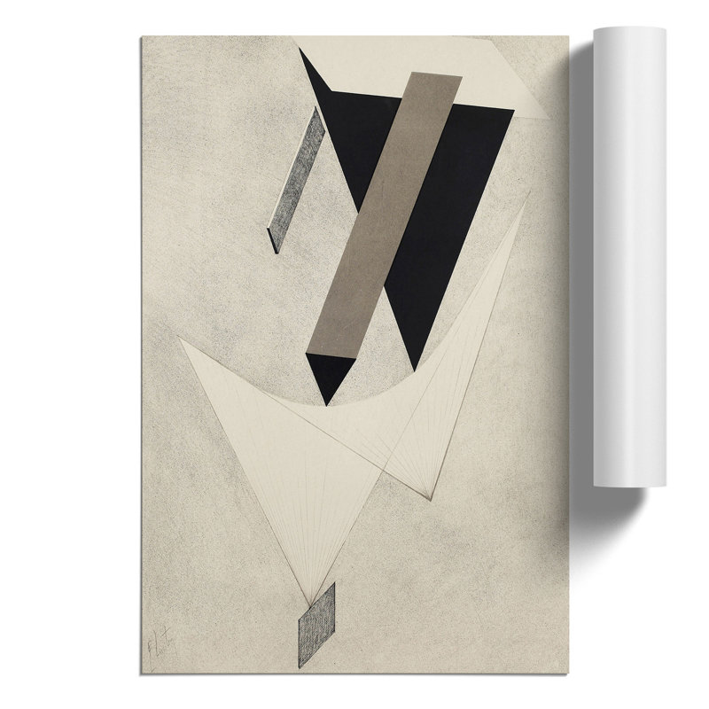 Composition by El Lissitzky - Frameless Print, 59cm H x 42cm W x 0.1cm D