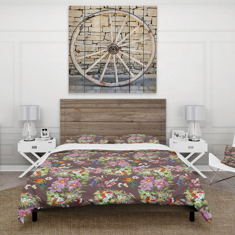 Ensemble de housse de couette de cabine et de dépôt, Housse simple + 1 taie décorative