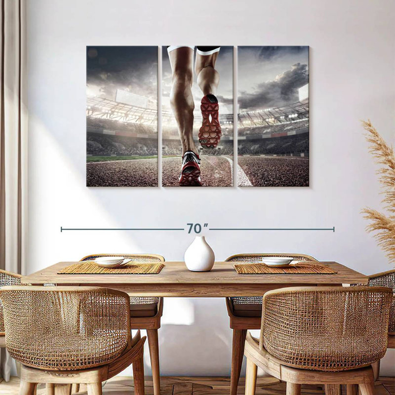 Sireci Running Athlete, 36" H x 57" W