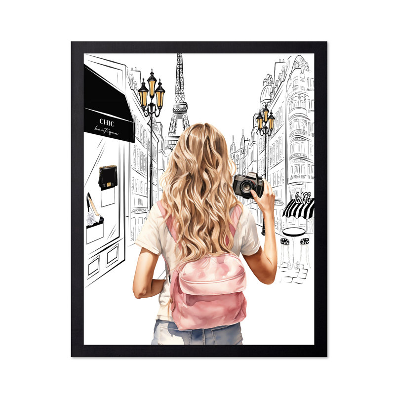 Dame avec une caméra, Unframed, Poster, 16"H x 20"W