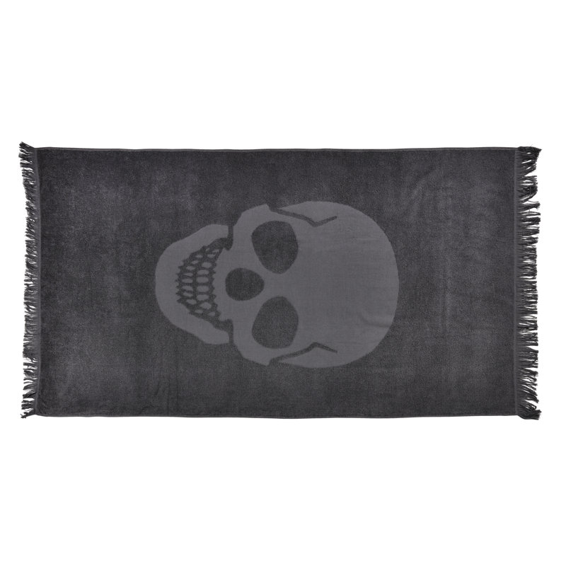 Cuffee Lightweight Beach Towel, Black