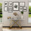 Ensemble de 3 tables de salon en verre 3 pièces-401068134