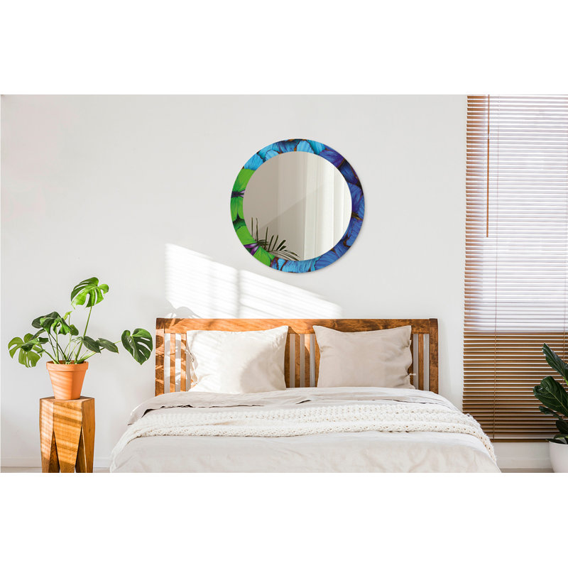 Huldar Glass Flat Wall Mirror