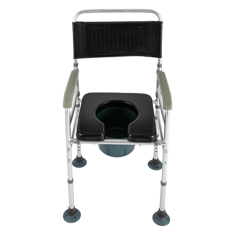 Shower Folding Toilet Safety Seat with Commode
