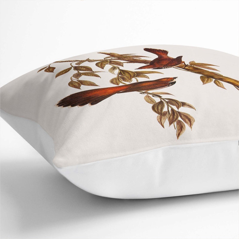Square Throw Cushion, White, 55cm H x 55cm W x 20cm D