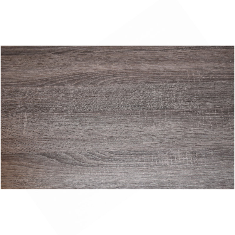 Commode 5 tiroirs de style contemporain en bois gris