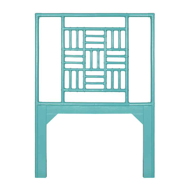 Tête de lit Finn, Simple, simple très long, Turquoise