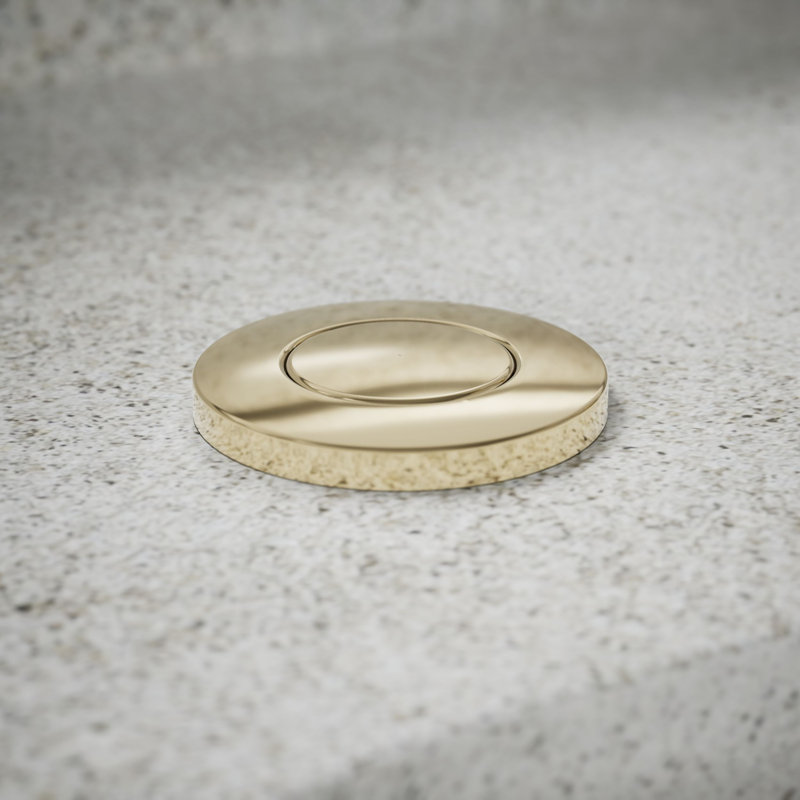 Garbage Disposal Air Switch Kit, Vibrant French Gold