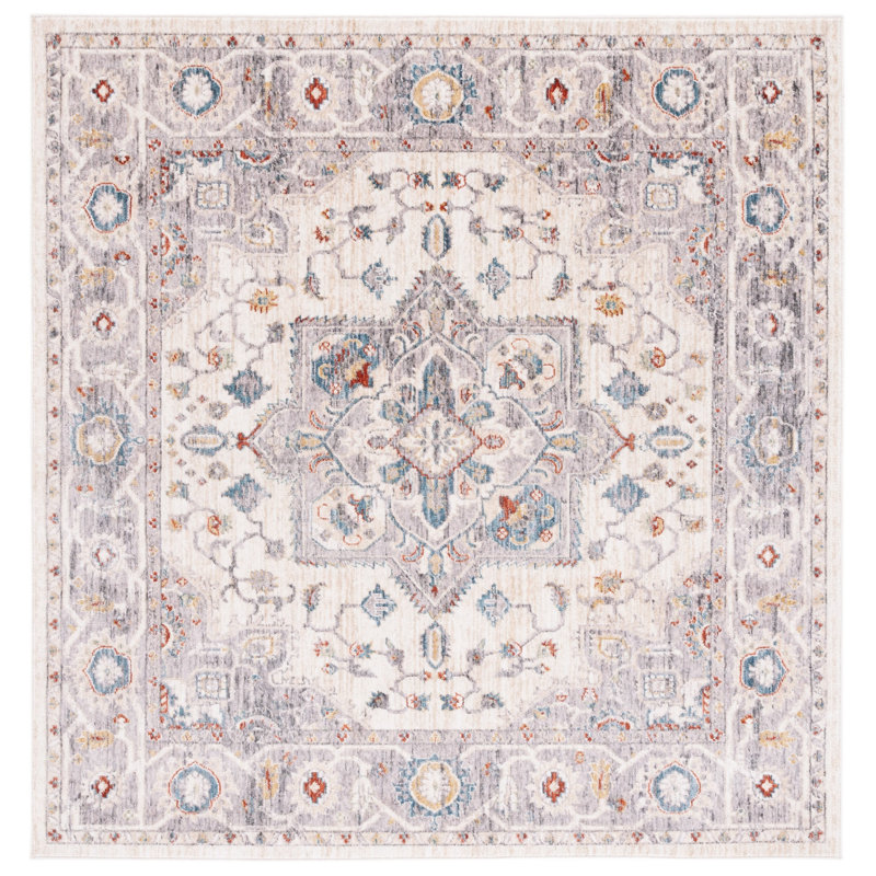 Olympia Performance Oriental Rug, Square 6'