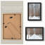 Cadre photo en bois noir A4 8,3 x 11,7