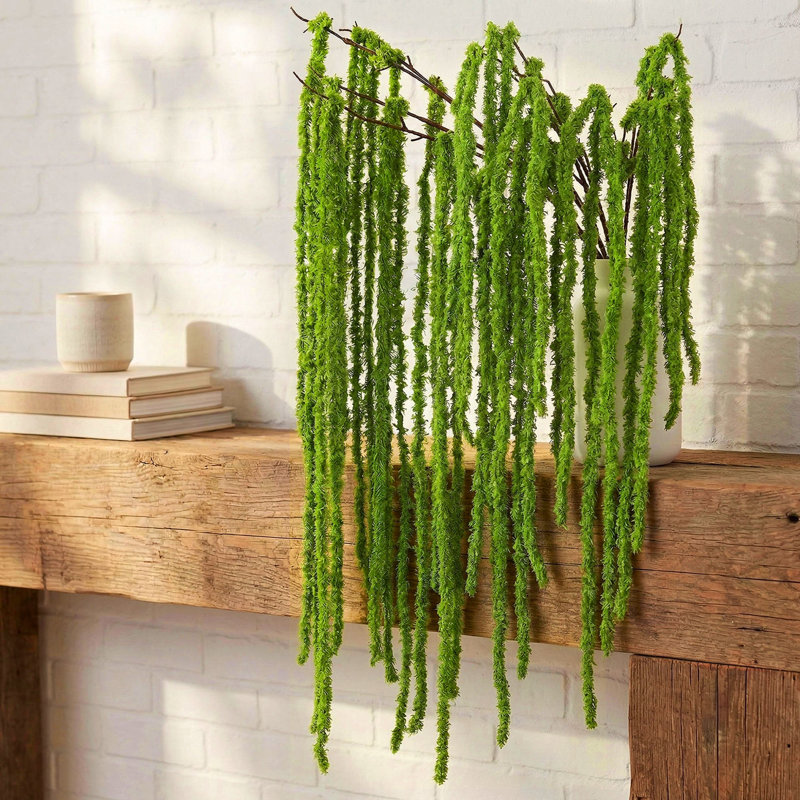 8 pièces de fleurs Amaranthus suspendues artificielles, glands en fausse fleur en cascade pour arche de mariage, installations en toile de fond, arrangements de vases, décoration intérieure