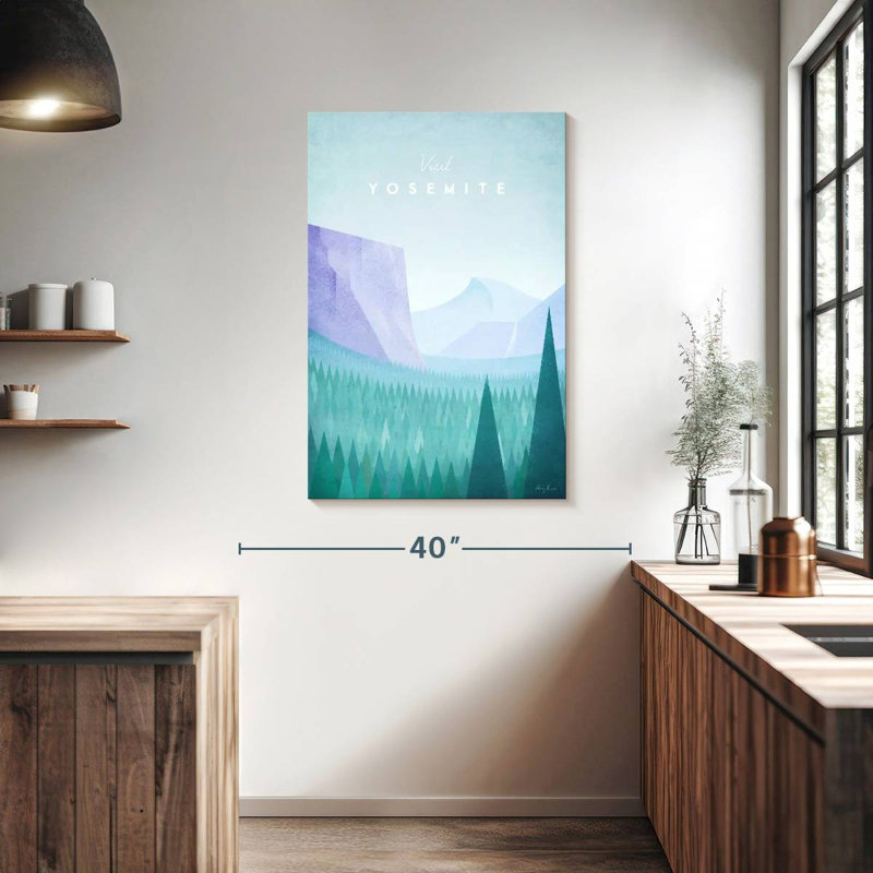 Affiche de voyage Aime Yosemite, H 39 po x l 26 po