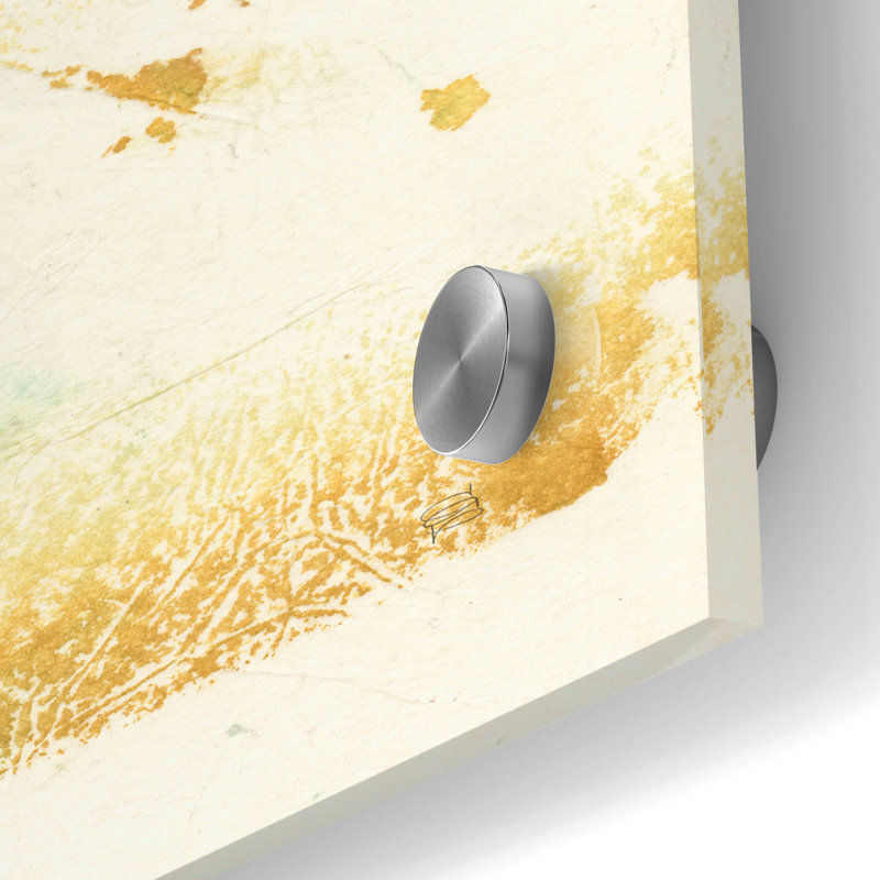 «Textured Gold I» par Chris Paschke, H 24 po x l 24 po x P 0,2 po