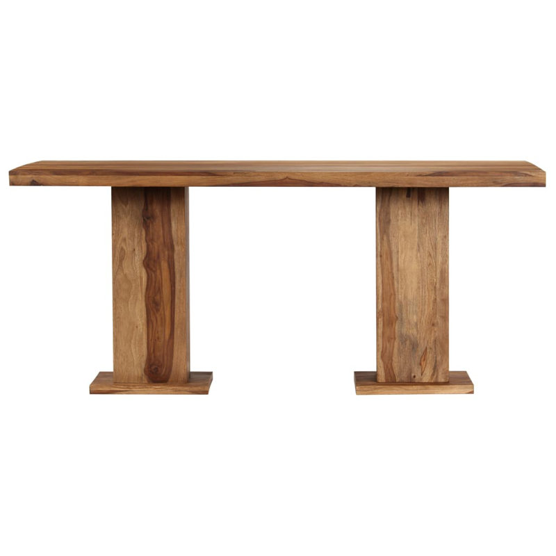 Dillman Solid Wood Dining Table, Dark Brown, H77 x L175 x W90cm