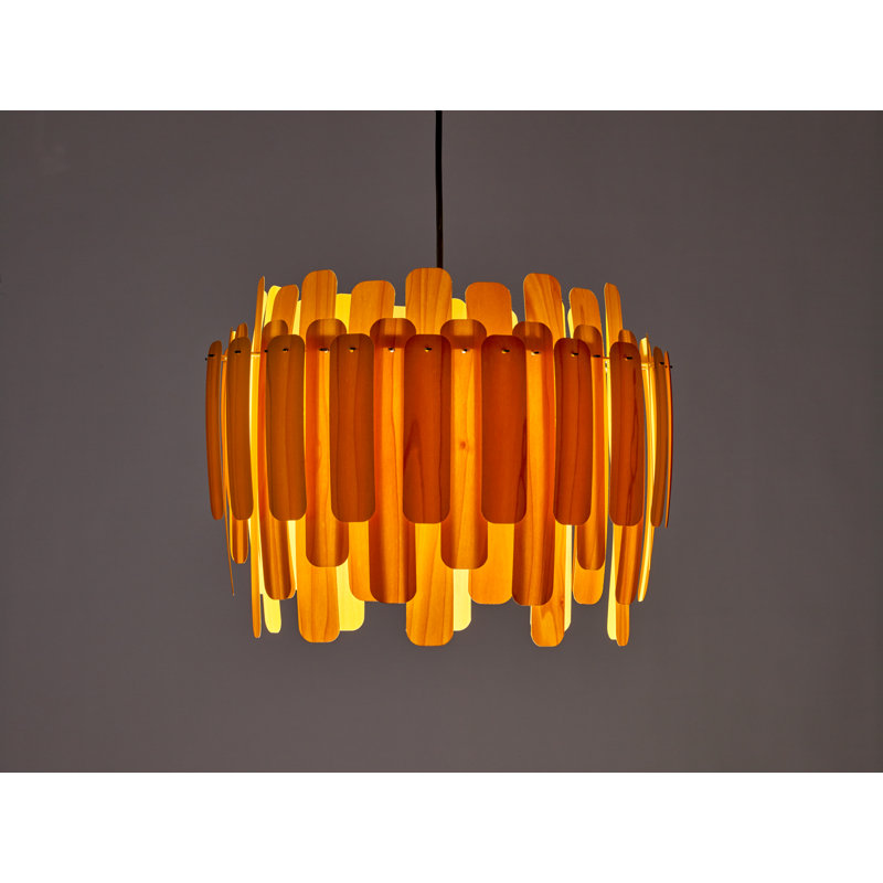 Maruja 1 - Light Pendant, Yellow, Matte Black, E26