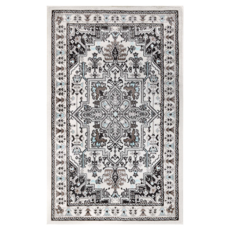 Einsgrove 100% Polypropylene Southwestern Medallion Area Rug, Rectangle 8' x 10'