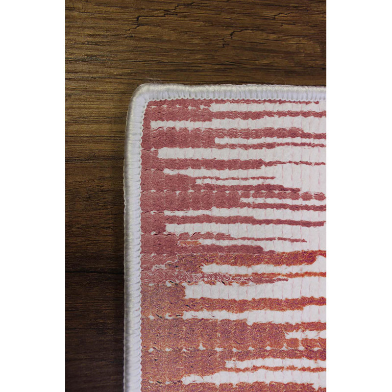 Tapis tissé de qualité supérieure, 5,2 x 7,5 pieds, 100% polyester, hauteur de velours de 0,3 po | Antibactérien, antidérapant, dessous lavable à la machine | Conception imprimée numérique 3D, idéale pour le salon et la chambre à coucher