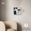 «Blue and Tan Abstraction II», art mural bleu par -1790838513-1790843143