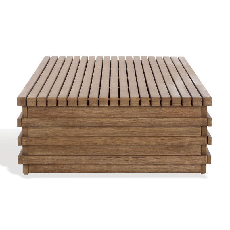 Tortuga Eucalyptus Patio Coffee Table