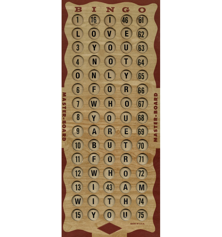 Bingo Board Love Print