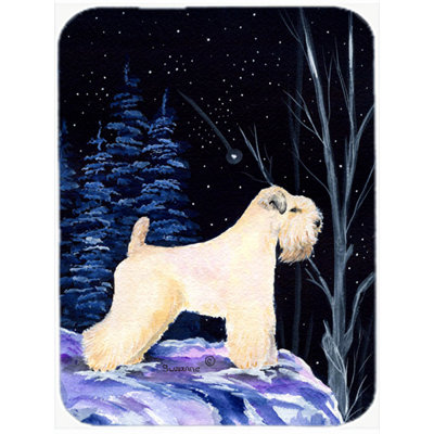 Planche à découper en verre « Wheaten terrier » de Red Barrel studio®