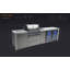 Mont Alpi 4-Burner Deluxe Stainless Steel Island BBQ Grill + Faucet & Sink Combo + 2 Refrigerators