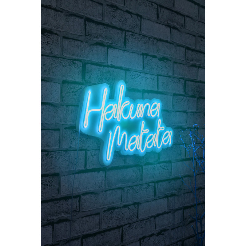 Bande lumineuse néon flexible à DEL, étanche IP67, 47 x 11,4 x 0,8 pouces | 12 V 8 W à 10 W / mètre | 240 lumens, 3 400 K | Mousse de PVC durable, système de suspension murale intégré | Durée de vie de 40 000 heures, couleur bleue | Parfait pour la décoration intérieure