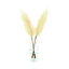 Pampas & Magnolia Leaf in Glass Pot with Rock-1408785771-1408785770
