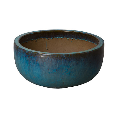 Peniste Handmade Ceramic Planter, 11" H x 23" W x 23" D