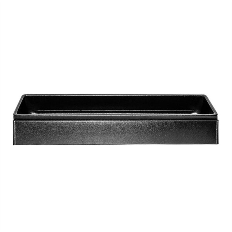 Marco Company Black Plastic 6-Step Produce Display Riser With Removable Pans - 41" X 23 1/2" WS-568VEG17341B