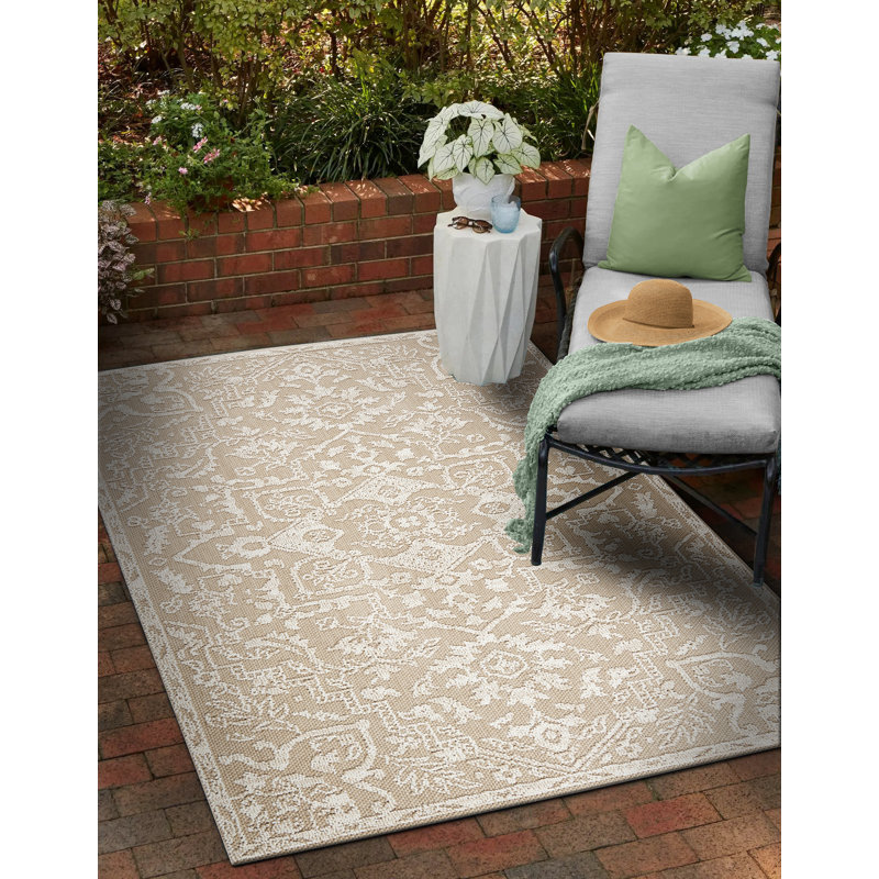 Tapis intérieur / extérieur en polypropylène Macaluso, Rectangle 2 pi x 3 pi