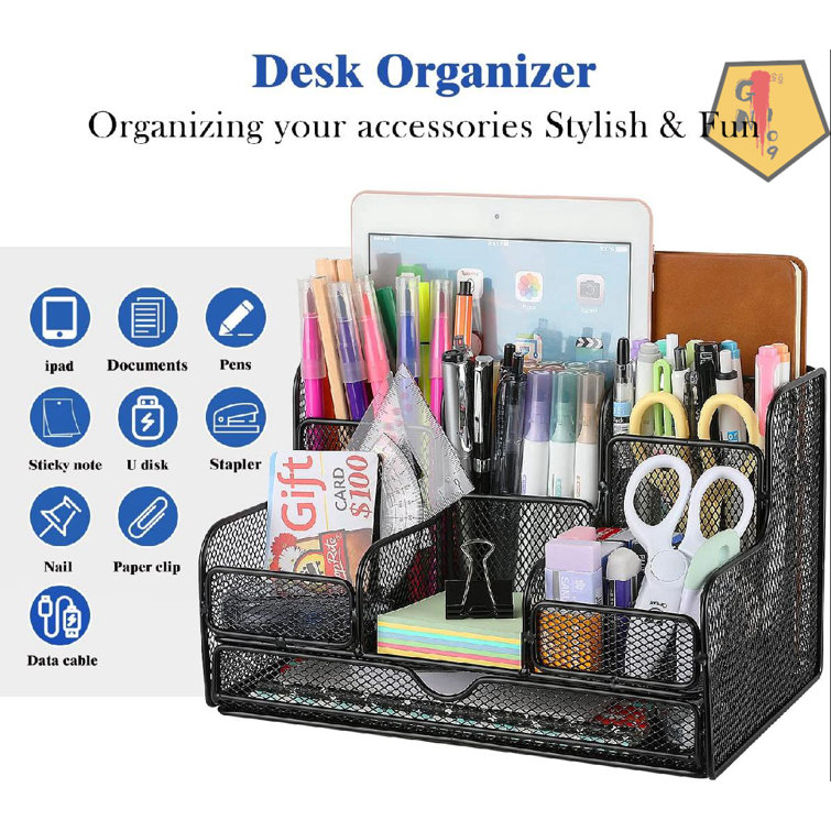 GN109 Metal Desk Organizer