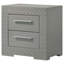 Table de chevet 2 tiroirs Pierce Grey-2132970329