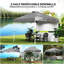 Pavillon de jardin escamotable 10 po x 10 pi, paroi latérale pour utilisation avec sac de transport à roulettes-125125335