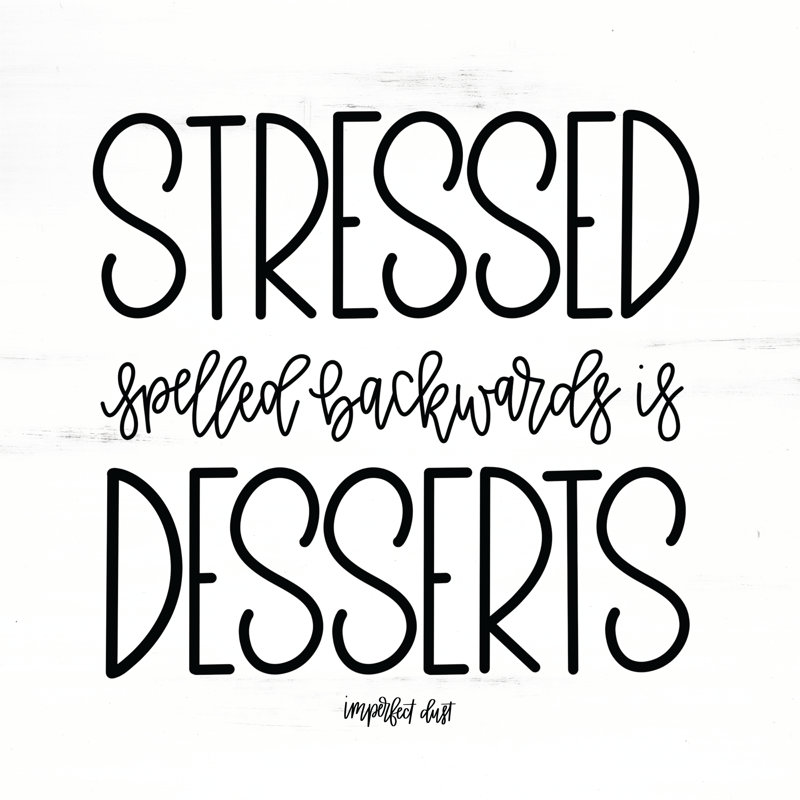 Desserts - Art textuel, H 36 po x l 36 po, Non, Cadre doré simple