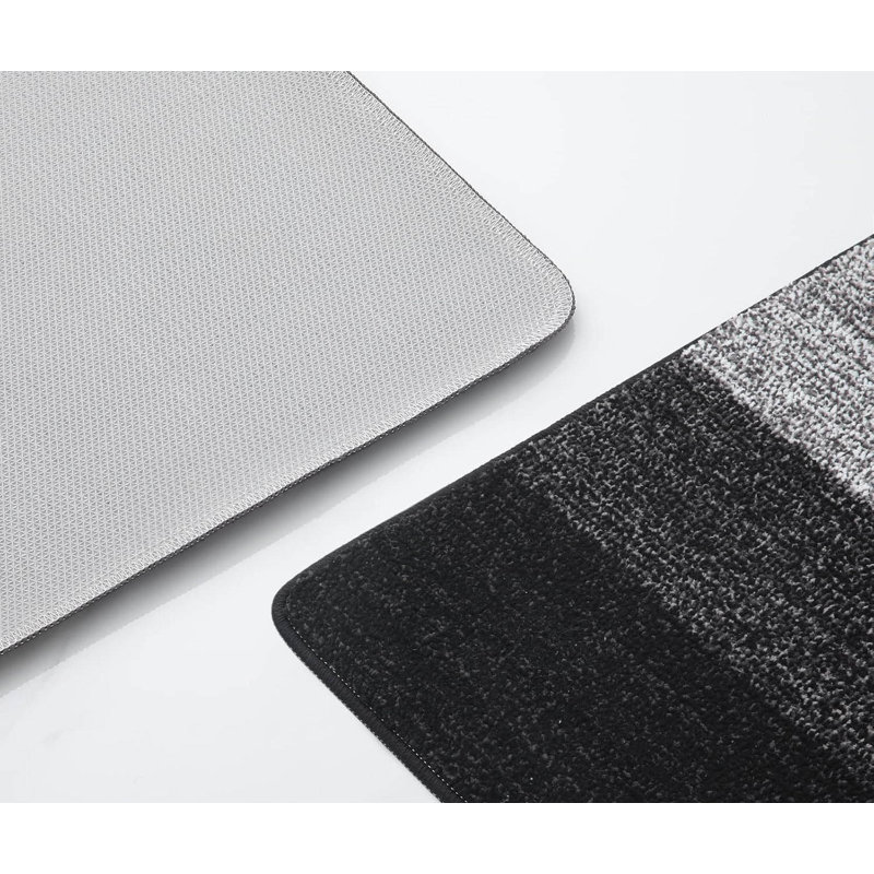 Door Mats Indoor, Machine Washable Soft Doormats, 50 cm W x 80 cm L, Black