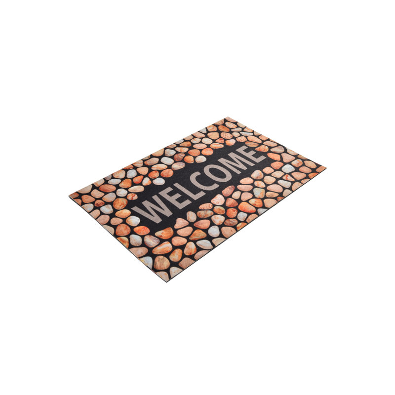 Paillasson durable en PVC antidérapant de 15,7 po x 23,6 po | Matériau 100% PVC, lavable à la machine à 86 ° F | Parfait pour l'intérieur et l'extérieur, facile à nettoyer, élégant et fonctionnel