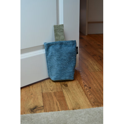 Alston Chenille Fabric Wedge Floor Stop