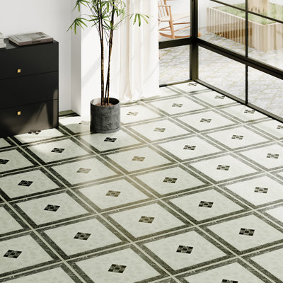 30Pcs Self-adhesive PVC Flooring Tiles Set