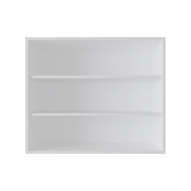 Armoire murale blanche avec rangement ouvert, Blanc
