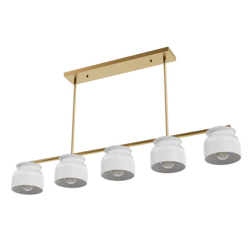 Hunter x Jasmine Roth Harlowe 5 Light Chandelier Ceiling Light Fixture