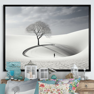Paysage d'hiver photo IV sur toile