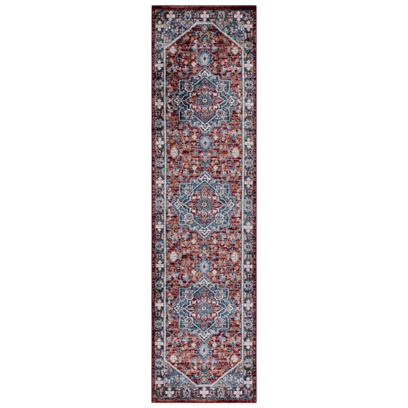 Bayside Performance Machine Washable Oriental Rug, Runner 2'2" x 8'