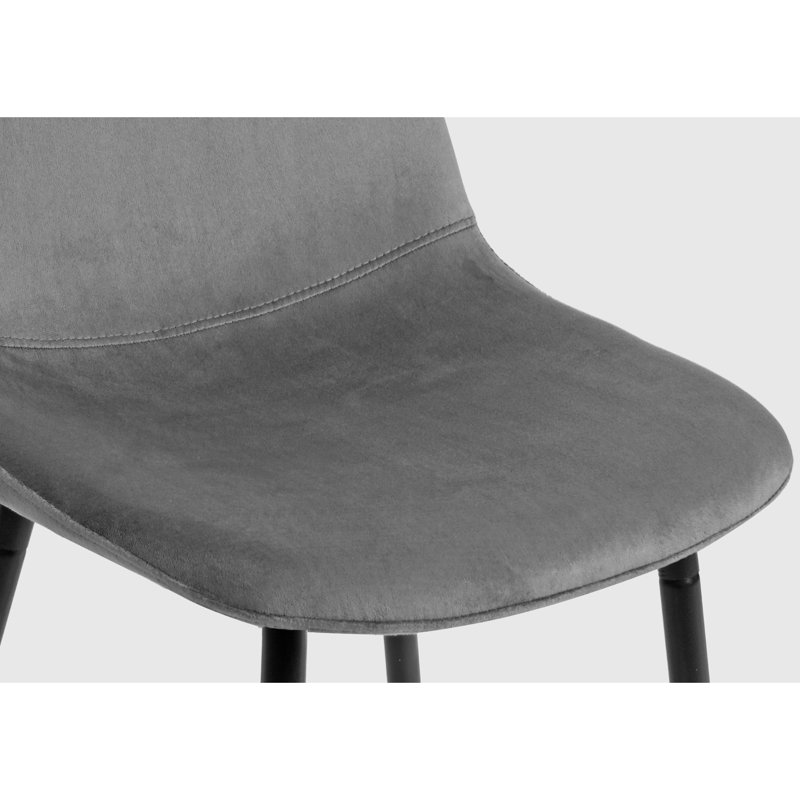 Velvet Dining Chairs Set Of 4, Grey
