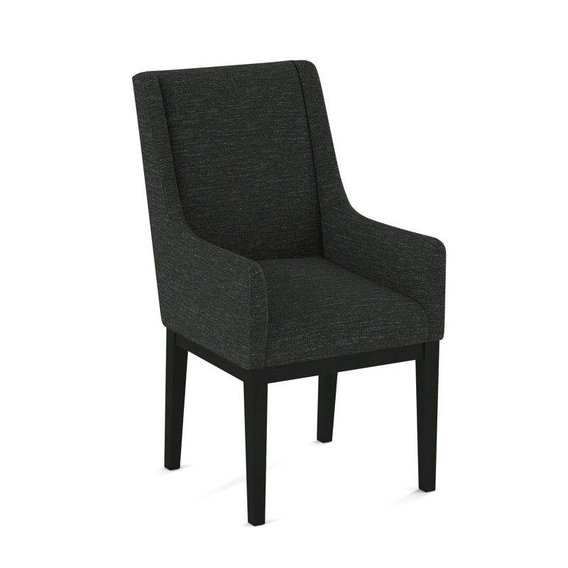 Upholstered Arm Chair, 61676-75, Black