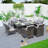 Ameche 6 - Person Square Outdoor Dining Set With Cushions