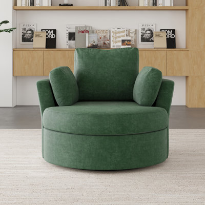 Fauteuil demi-tonneau pivotant l 42,1 po Berey