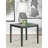 Faux Marble Side End Table