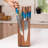 Rotating Magnetic Knife Block - Natural Acacia Hardwood Knife Stand with 360 Degrees Rotation -  Ultra Strong Neodymium Magnets - Universal Knife Holder Storage For Kitchen Counter