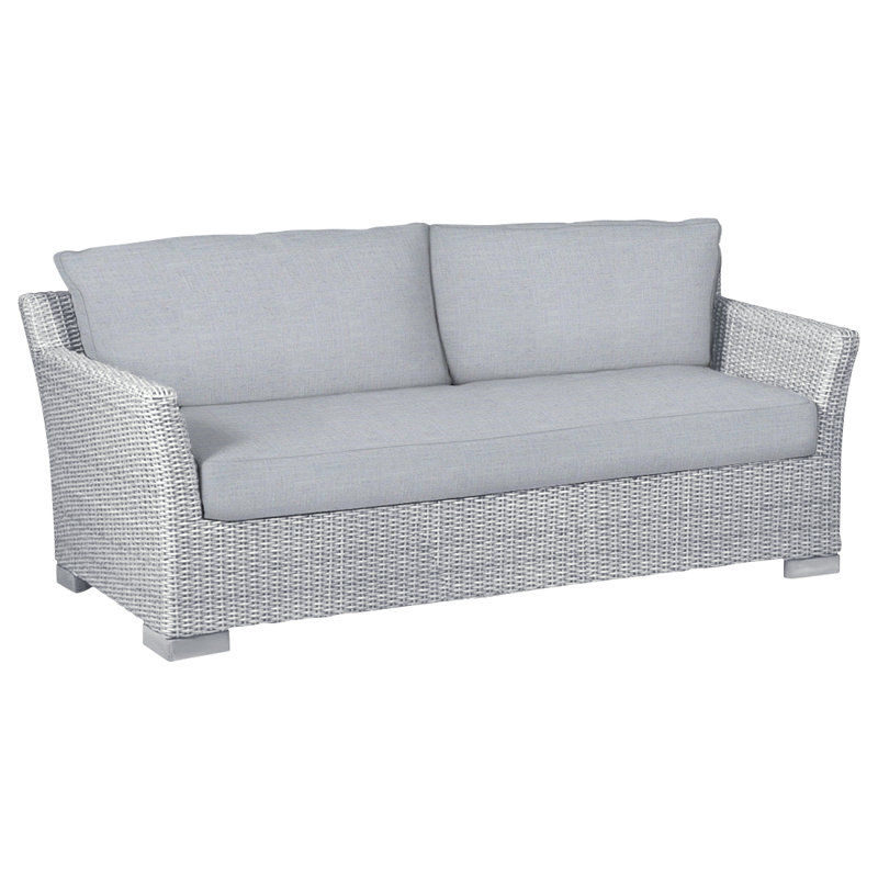 Club Woven Sofa - Oyster, Oyster, No Welt, Linen Chambray